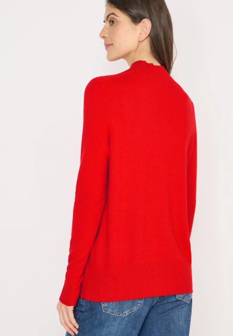 Cecil Pullover & Sweatshirts*Cosy Turtleneck Pullover pumpkin orange