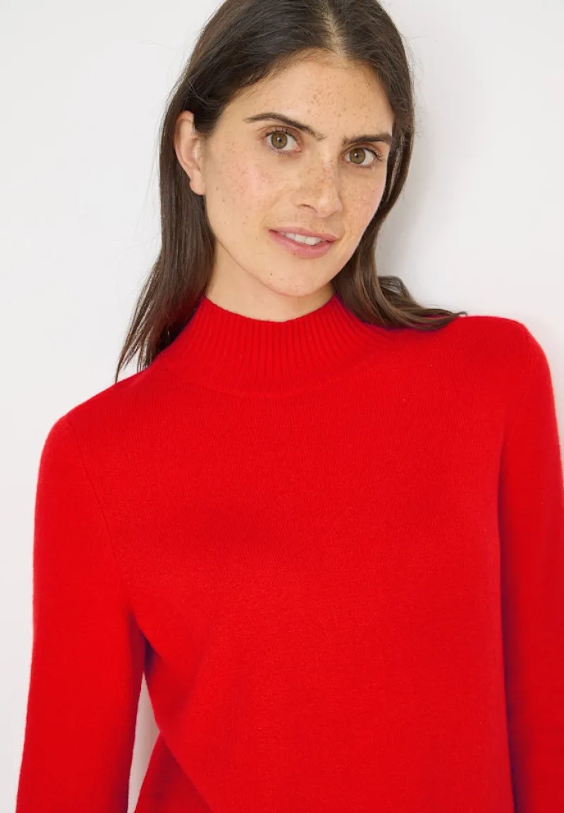 Cecil Pullover & Sweatshirts*Cosy Turtleneck Pullover pumpkin orange