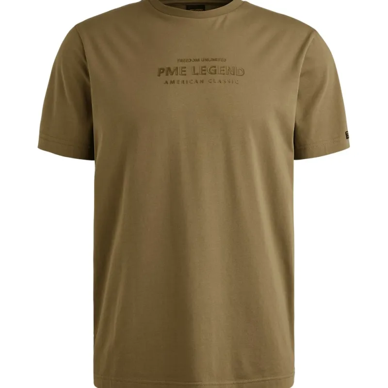 PME Legend Shirts|Big Boys*cotton elastan jersey dusky green