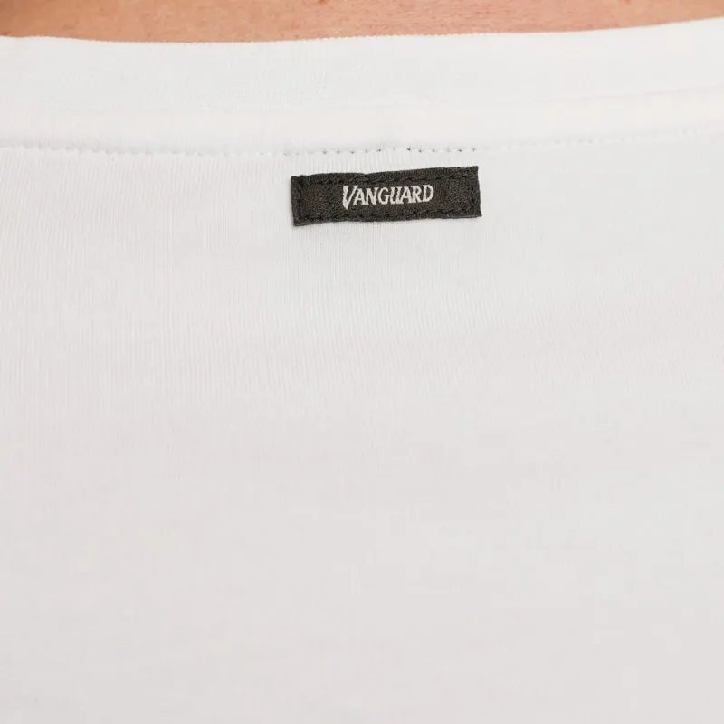 Vanguard Shirts*cotton elastan jersey Versatile Bright White