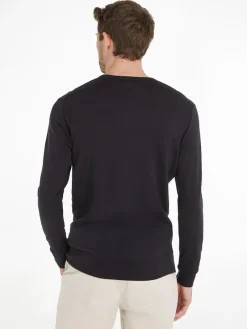 Calvin Klein Pullover & Sweatshirts|Big Boys*COTTON SILK BLEND CN SWEATER ck black
