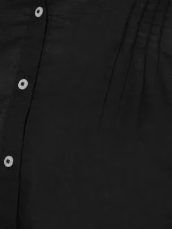 Tommy Hilfiger Kleider*COTTON VOILE F&F KNEE DRESS SS Black