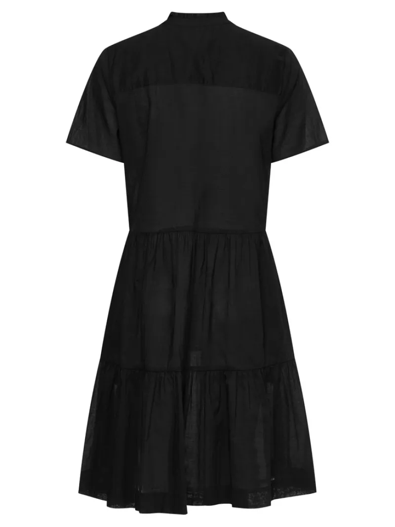 Tommy Hilfiger Kleider*COTTON VOILE F&F KNEE DRESS SS Black