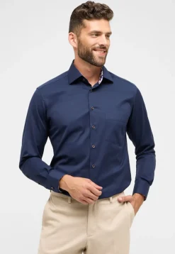 ETERNA Hemden|Big Boys*Cover Shirt Twill Langarm navy