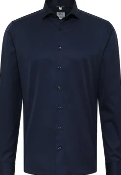 ETERNA Hemden|Big Boys*Cover Shirt Twill Langarm navy
