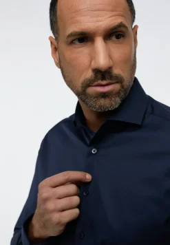 ETERNA Hemden|Big Boys*Cover Shirt Twill Langarm navy