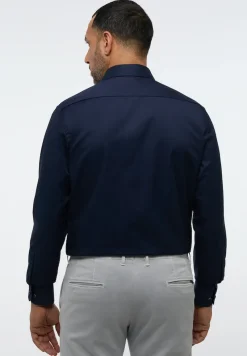 ETERNA Hemden|Big Boys*Cover Shirt Twill Langarm navy