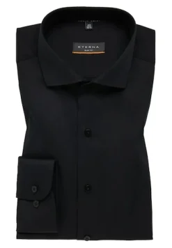 ETERNA Hemden|Big Boys*Cover Shirt Twill Langarm Schwarz