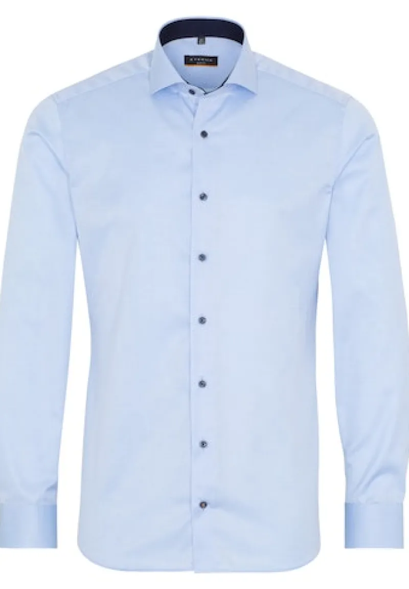 ETERNA Hemden|Big Boys*Cover Shirt Twill Langarm hellblau