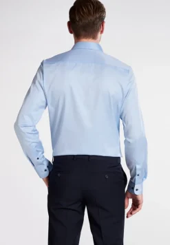 ETERNA Hemden|Big Boys*Cover Shirt Twill Langarm hellblau