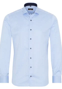 ETERNA Hemden|Big Boys*Cover Shirt Twill Langarm hellblau