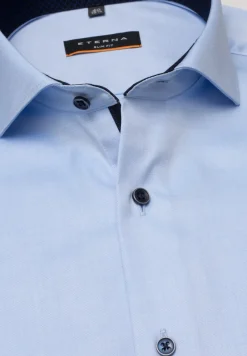 ETERNA Hemden|Big Boys*Cover Shirt Twill Langarm hellblau