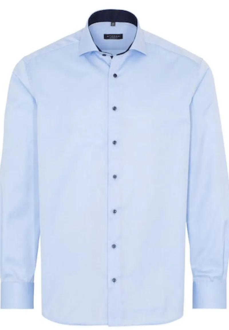 ETERNA Hemden|Big Boys*Cover Shirt Twill super langer Arm (72 cm) hellblau