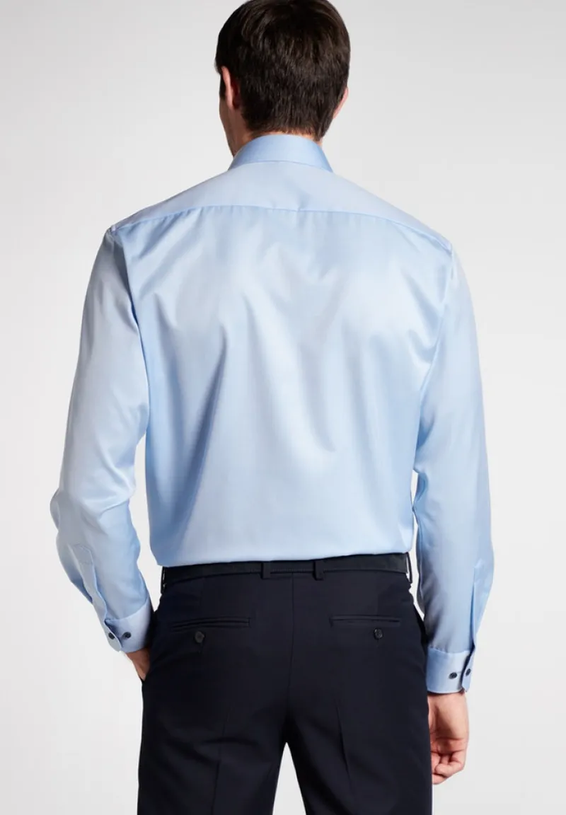 ETERNA Hemden|Big Boys*Cover Shirt Twill super langer Arm (72 cm) hellblau