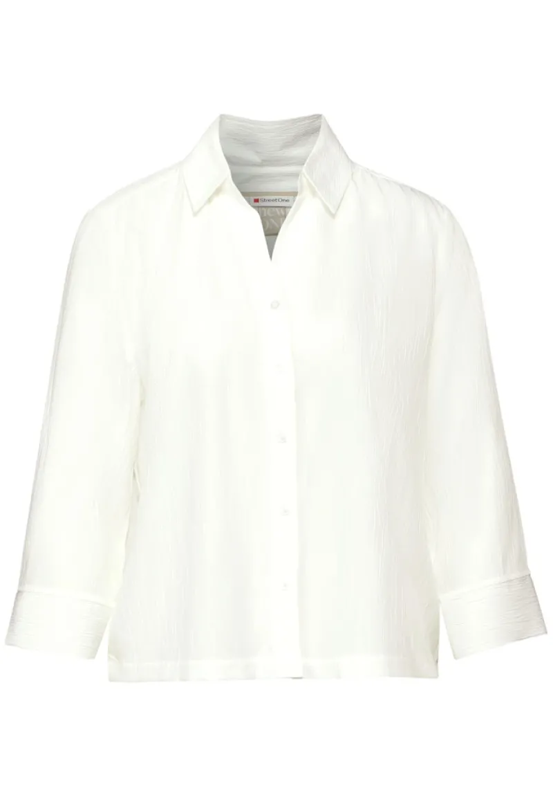 Street One Blusen*Crepe Bluse off white