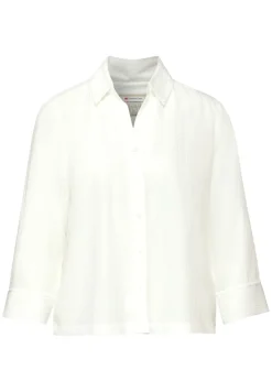 Street One Blusen*Crepe Bluse off white