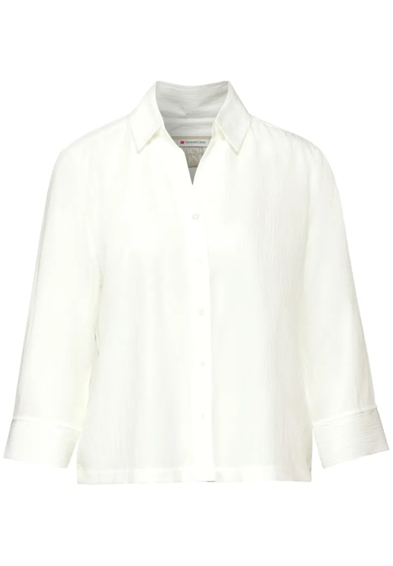 Street One Blusen*Crepe Bluse off white