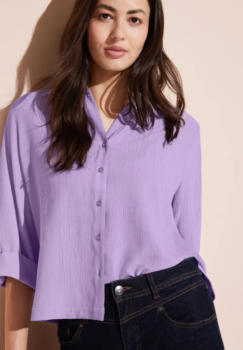 Street One Blusen*Crepe Bluse smell of lavender