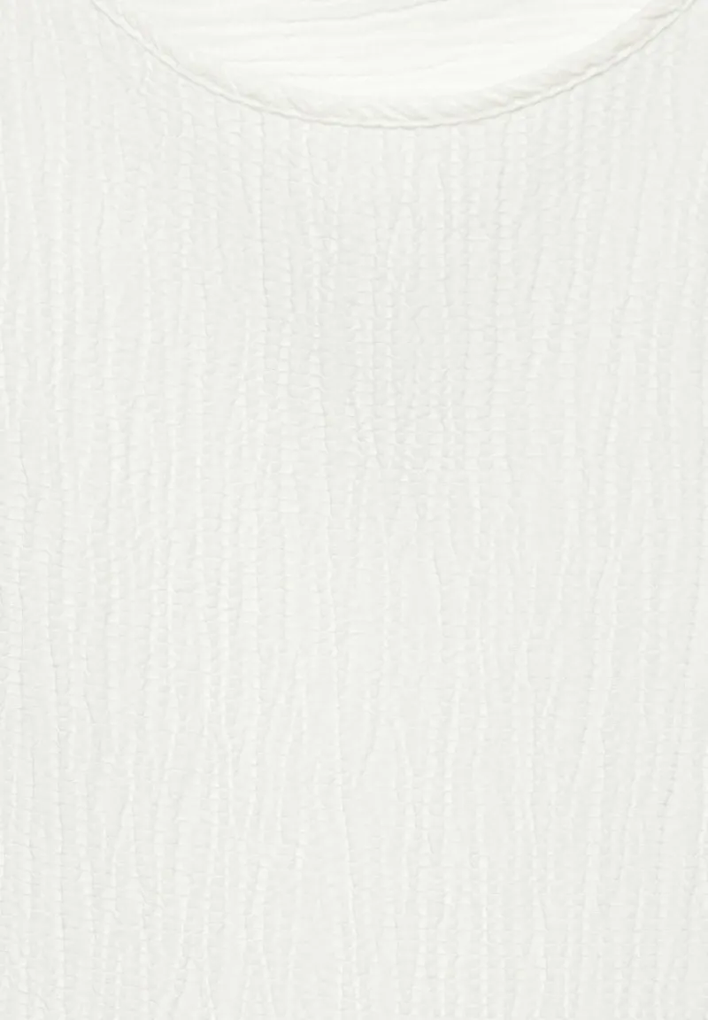 Cecil Blusen*Crepe Knoten Bluse vanilla white