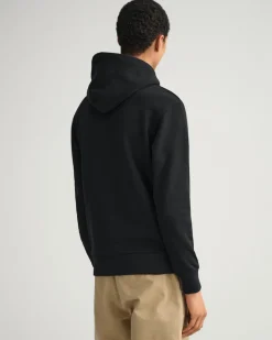 Gant Pullover & Sweatshirts*Crest Shield Sweat Hoodie Black