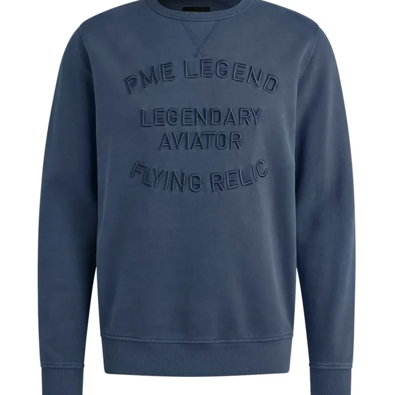 PME Legend Pullover & Sweatshirts|Big Boys*Crewneck gd terry true navy