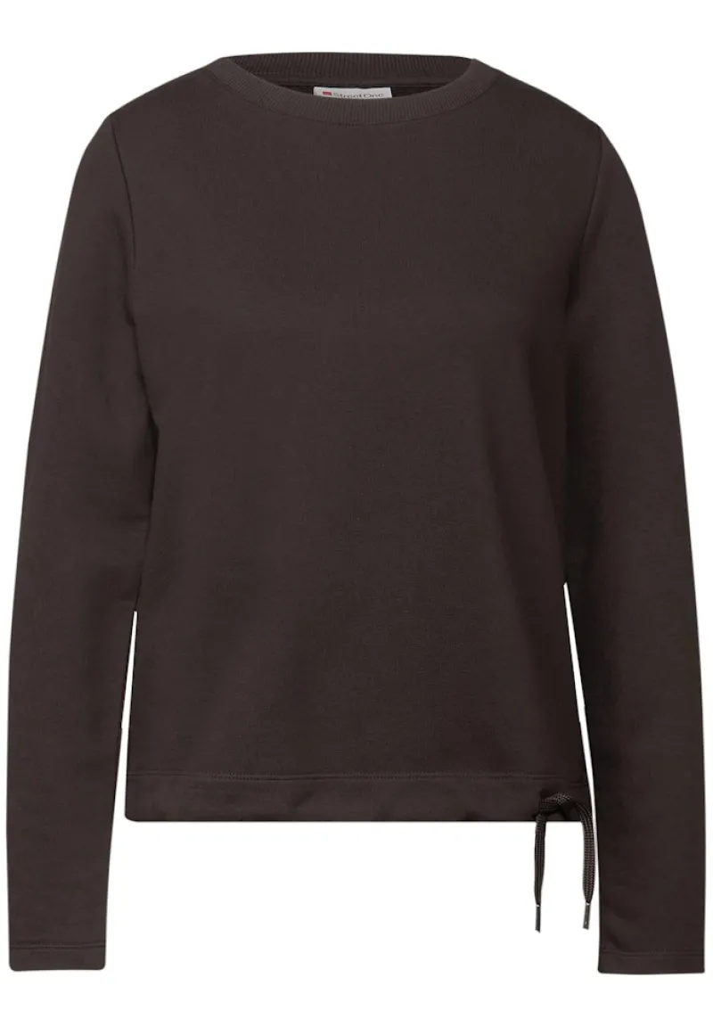 Street One Pullover & Sweatshirts*Crewneck Sweatshirt deep roast brown