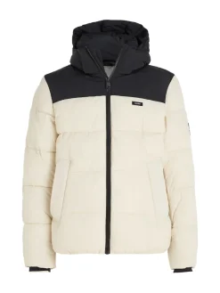 Calvin Klein Jacken|Big Boys*CRINKLE NYLON COLOR BLOCK QUILT stony beige