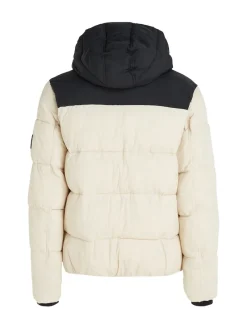 Calvin Klein Jacken|Big Boys*CRINKLE NYLON COLOR BLOCK QUILT stony beige