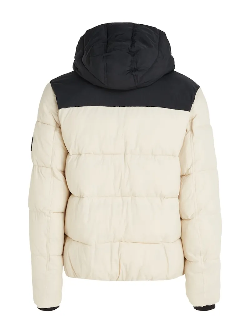 Calvin Klein Jacken|Big Boys*CRINKLE NYLON COLOR BLOCK QUILT stony beige