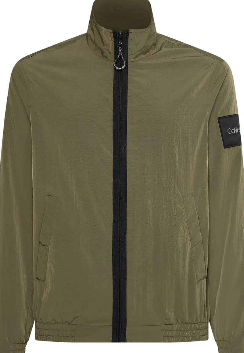 Calvin Klein Jacken*CRINKLE NYLON EASY BLOUSON delta green