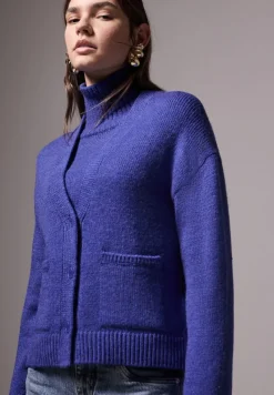 STREET ONE STUDIO Pullover & Sweatshirts*Cropped Cardigan force blue mel.