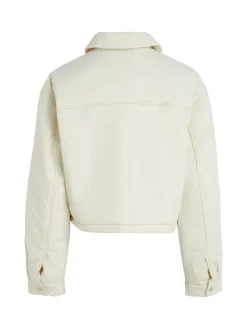 Calvin Klein Jeans Jacken*CROPPED COACH JACKET eggshell