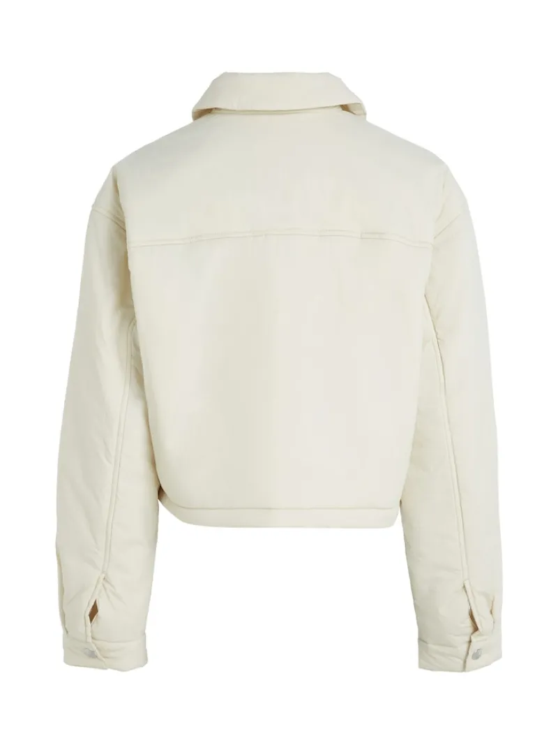 Calvin Klein Jeans Jacken*CROPPED COACH JACKET eggshell
