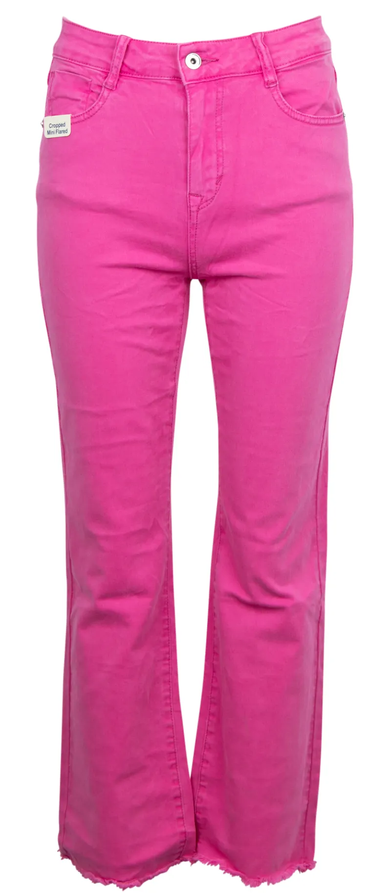 Blue Monkey Hosen*Cropped Mini Flared Jeans pink