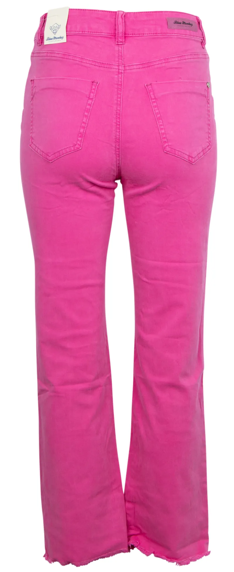 Blue Monkey Hosen*Cropped Mini Flared Jeans pink