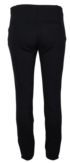 MAC Hosen*Cropped Stretchhose mit Zierleisten Schwarz