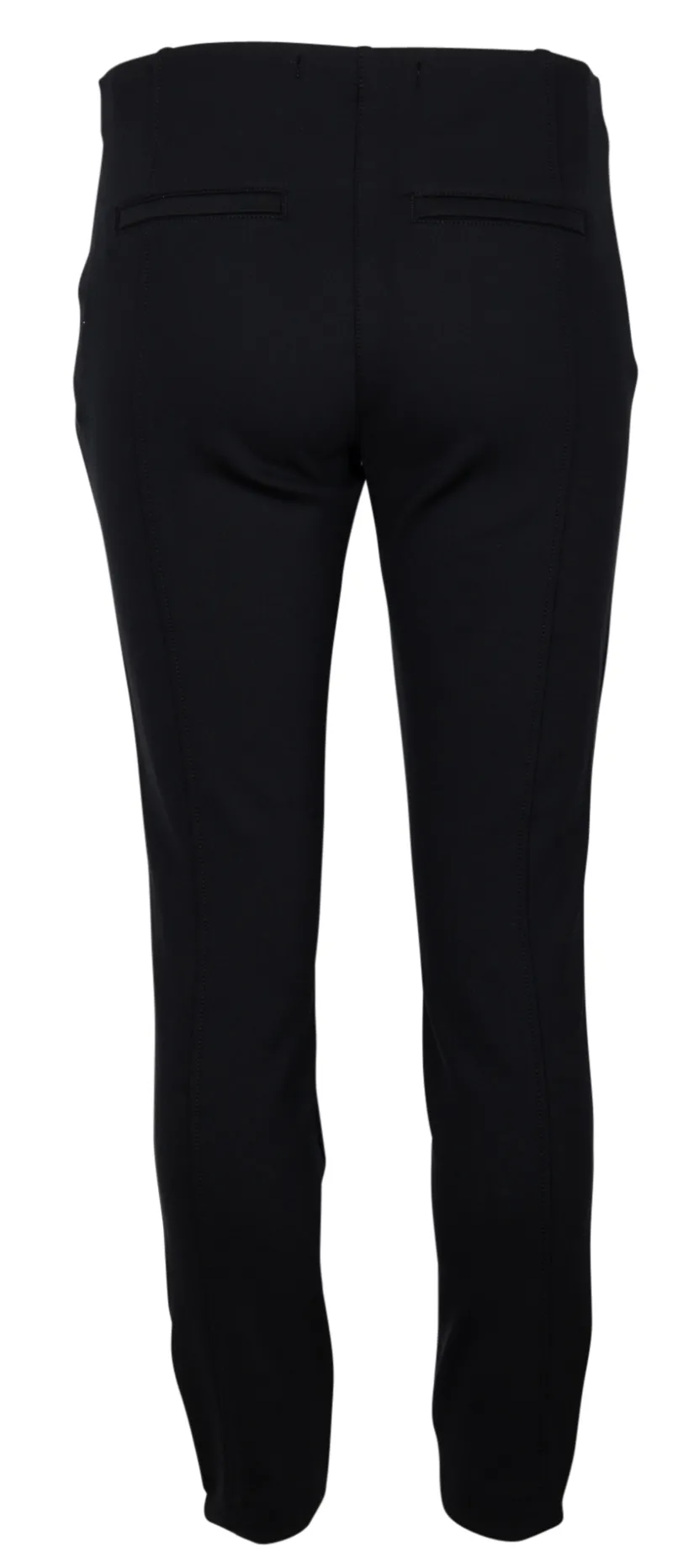 MAC Hosen*Cropped Stretchhose mit Zierleisten Schwarz