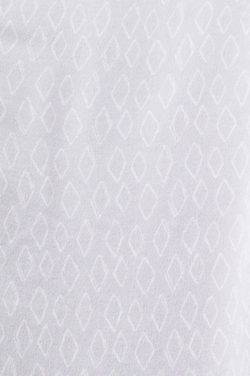 Esprit Blusen*Crêpe-Bluse mit V-Ausschnitt und Print light blue lavender