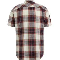 PME Legend Hemden|Big Boys*Ctn Slub Herringbone Check Esben Dry Rose