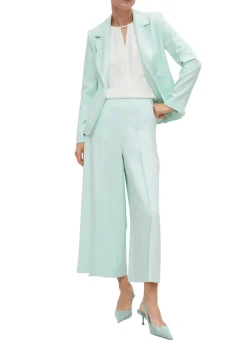 Comma Hosen*Culotte aus Viskosestretch Türkis