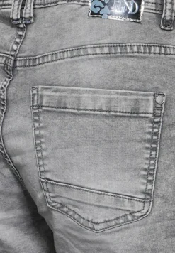 Cecil Shorts*Culotte Jeans mit Bandana mid grey random wash