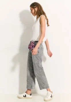 Cecil Shorts*Culotte Jeans mit Bandana mid grey random wash