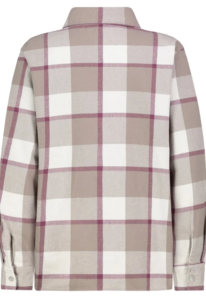 Eight 2 Nine Blusen*D70052AG11152C check: slate grey-offwhite-warm grape