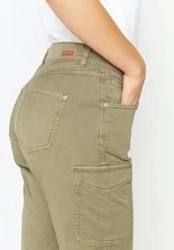 Angels Hosen*Darleen Crop Cargo light khaki