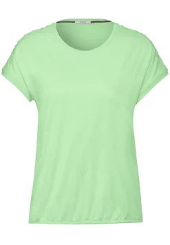 Cecil Shirts*Dekoratives T-Shirt matcha lime