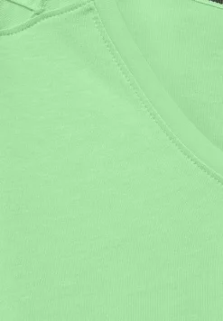 Cecil Shirts*Dekoratives T-Shirt matcha lime