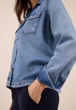 Cecil Blusen*Denim Overshirt authentic used wash