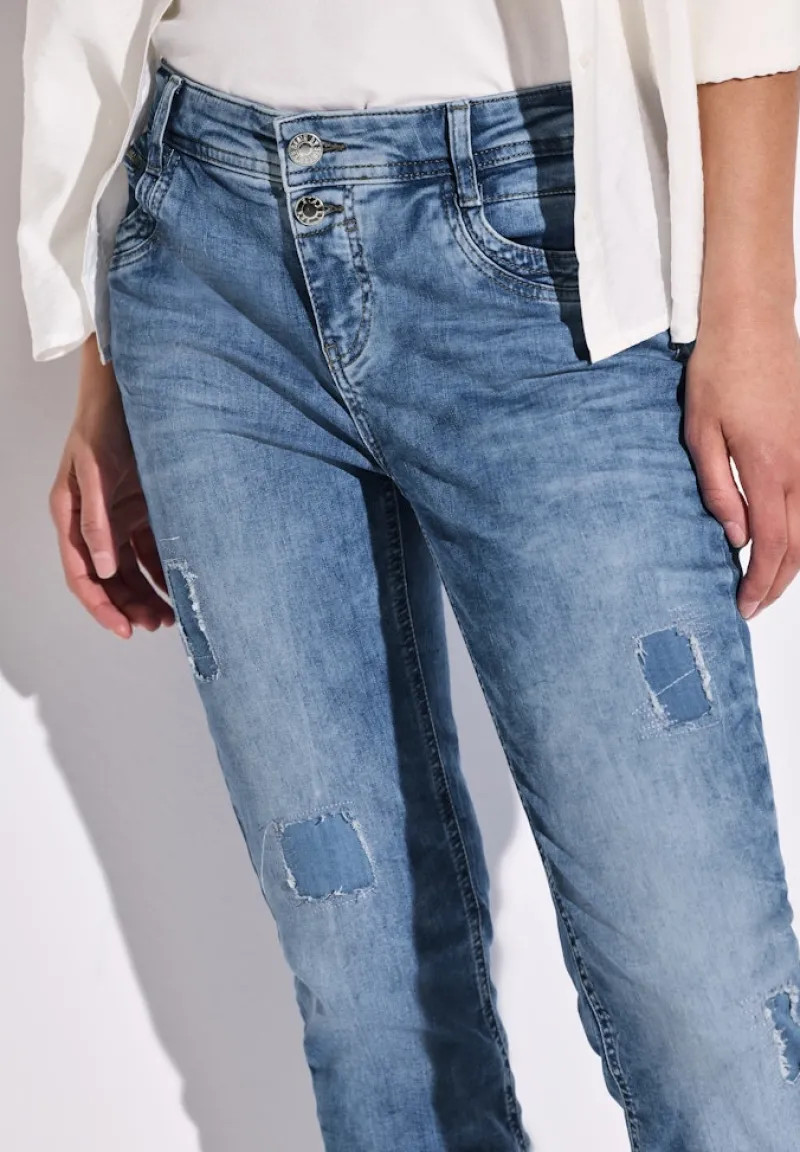 Street One Jeans*Destroyed Jeans light blue destroy wash