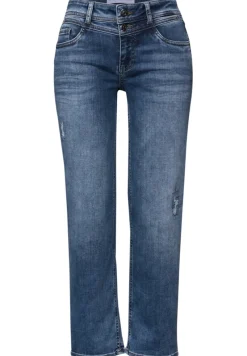Street One Jeans*Destroyed Look Jeans mid blue authentic washed