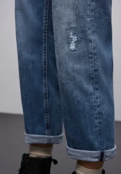 Street One Jeans*Destroyed Look Jeans mid blue authentic washed